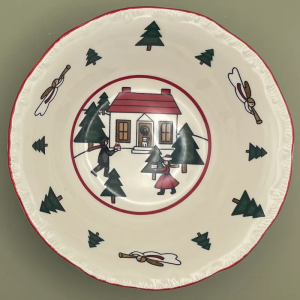 Mason’s Christmas Village papschaaltje 15cm