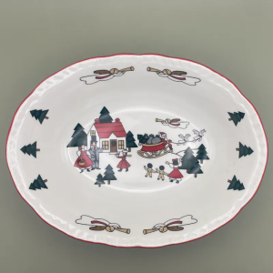 Mason’s Christmas Village Groenteschaal 1796 24 cm