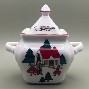 Mason’s Christmas Village suikerpot 1796