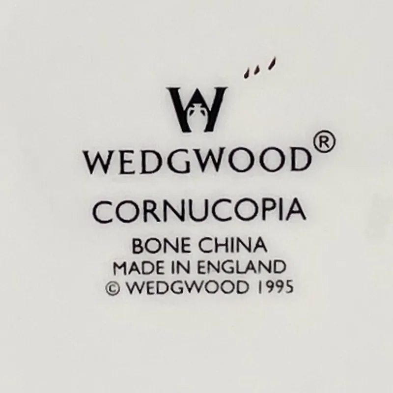 Wedgwood Cornucopia dekschaal 20cm 4 Wedgwood Cornucopia Tureen stempel