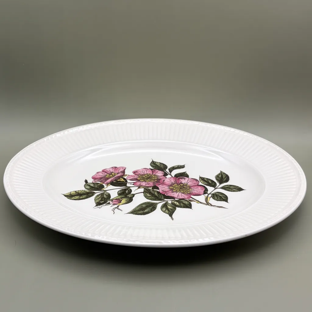 Wedgwood Briar Rose Ovale Servierplatte 30cm 1 Wedgwood Briar Rose Ovale Servierplatte 30cm