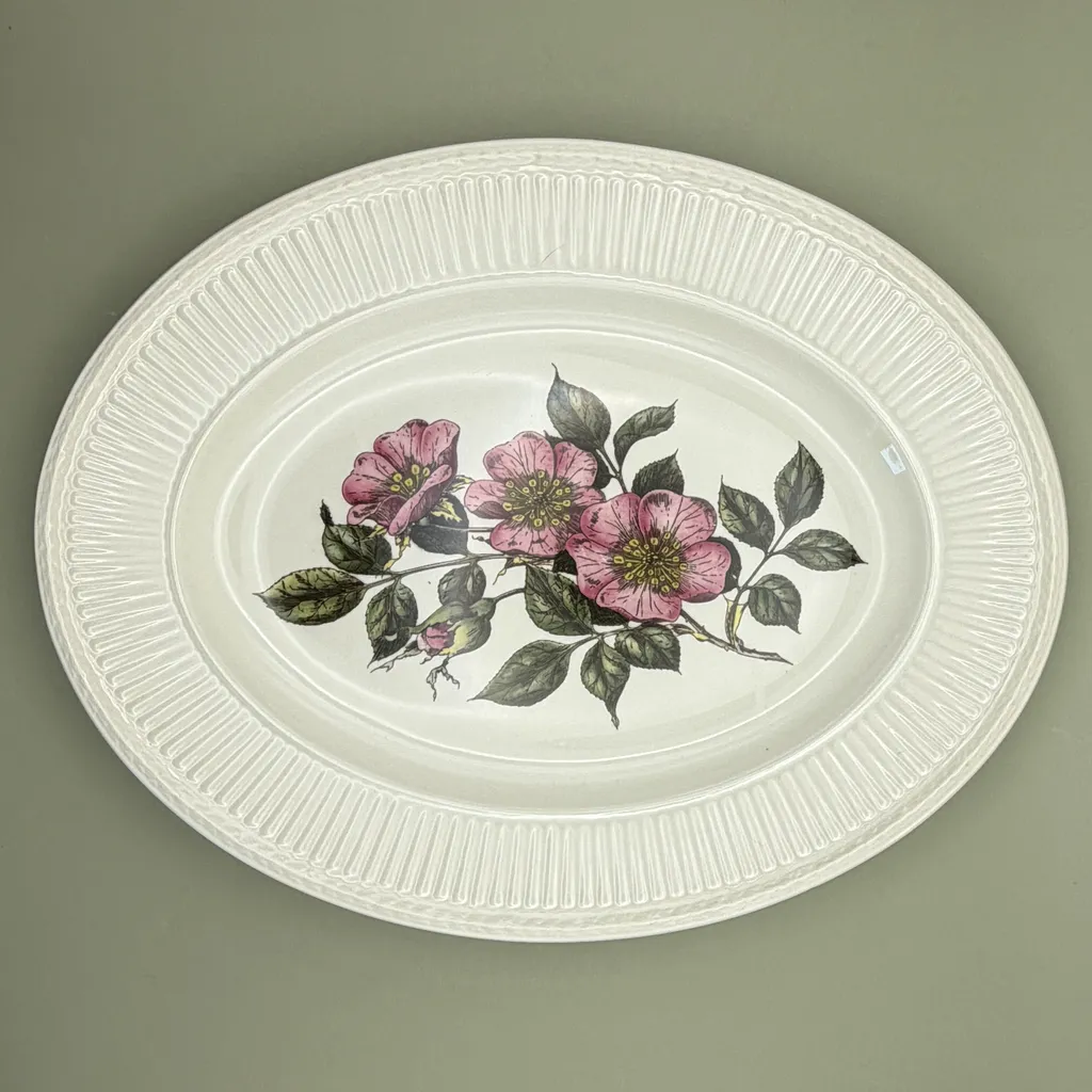 Wedgwood Briar Rose Ovale Servierplatte 30cm 2 Wedgwood Briar Rose Ovale Servierplatte 30cm – Bild 2
