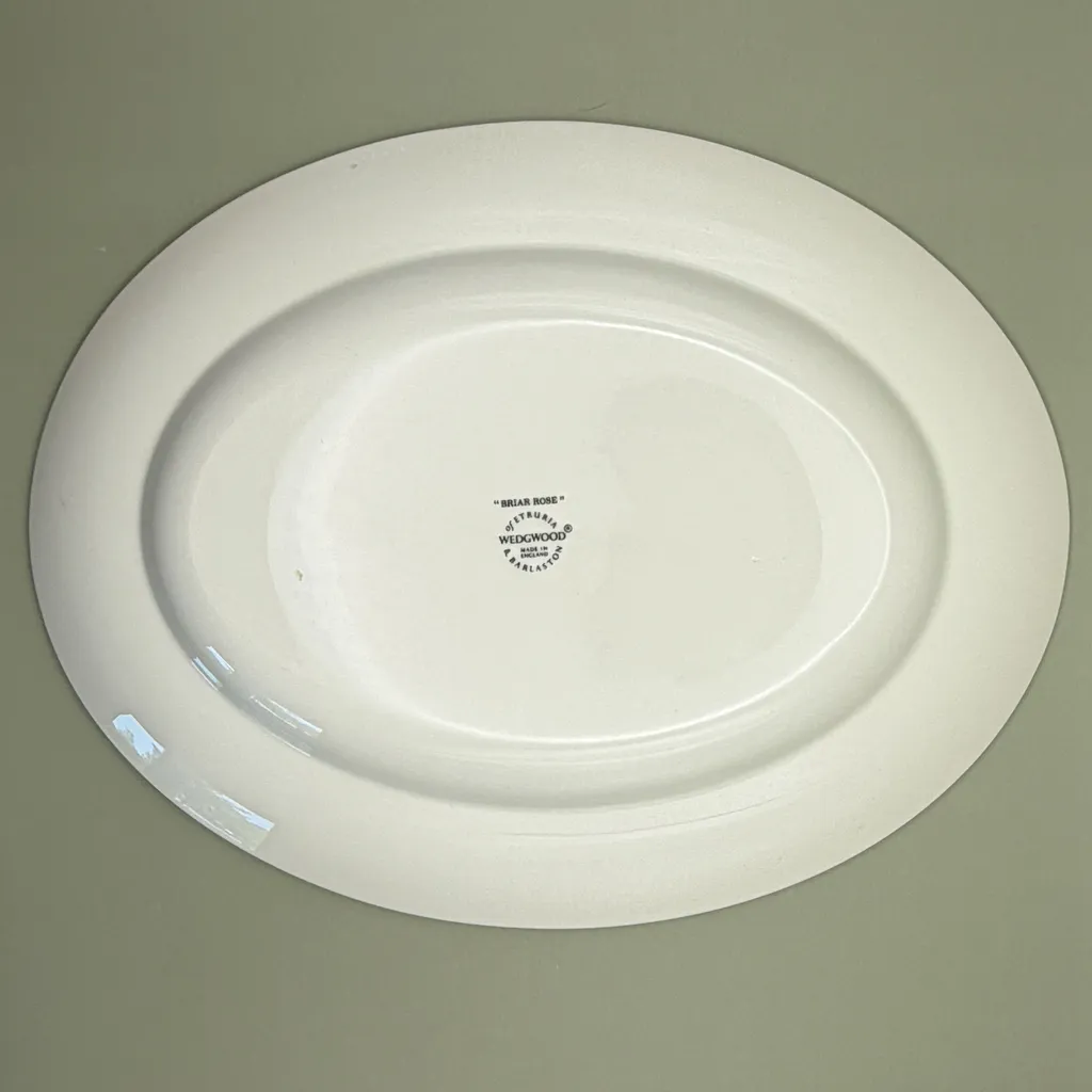 Wedgwood Briar Rose Ovale Servierplatte 30cm 3 Wedgwood Briar Rose Ovale Servierplatte 30cm – Bild 3