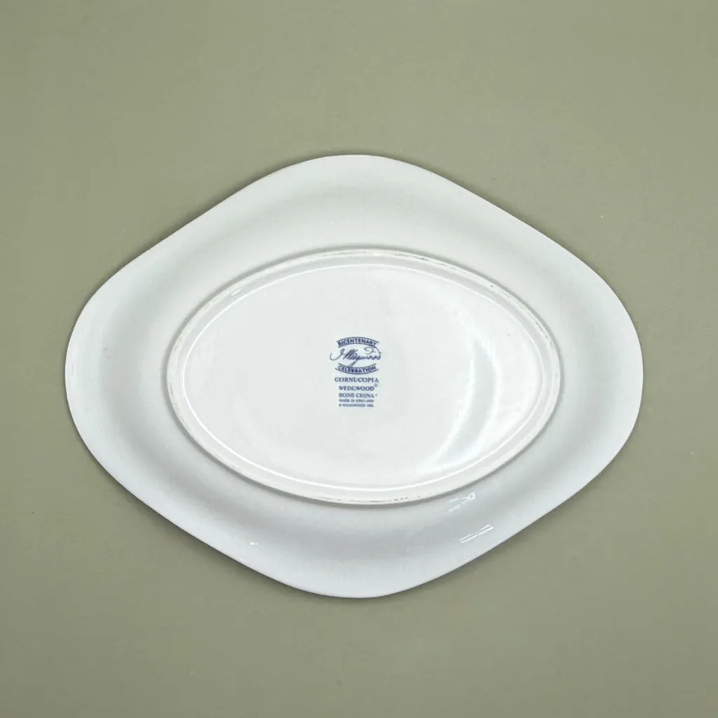 Wedgwood Cornucopia Sauskom met Schotel 8 Wedgwood Cornucopia Sauskom met Schotel - Afbeelding 8